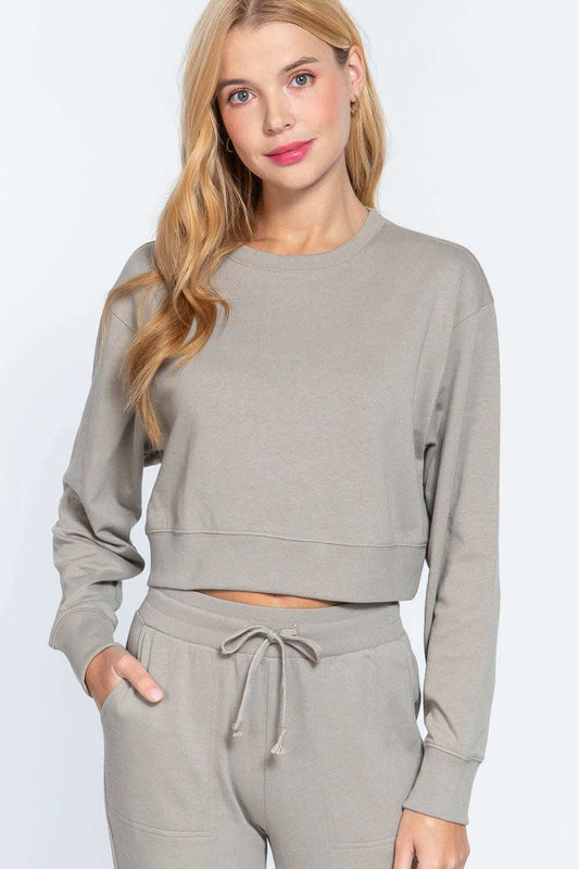 Long Sleeve Crew Neck Sweatshirt - The Diva Goddess