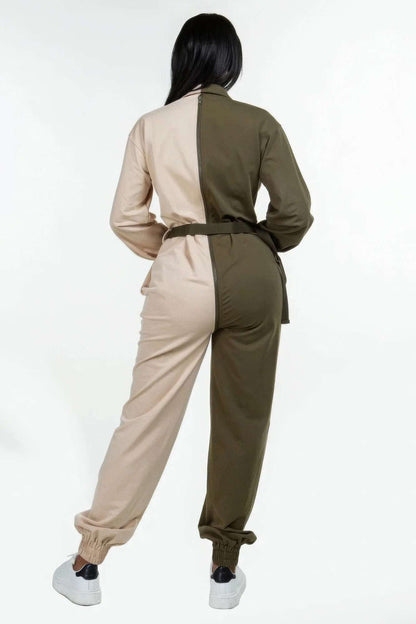 Long Sleeve Oversized Cozy Shirt Jumpsuit - The Diva Goddess