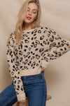 Long Slv Animal Jacquard Sweater - The Diva Goddess