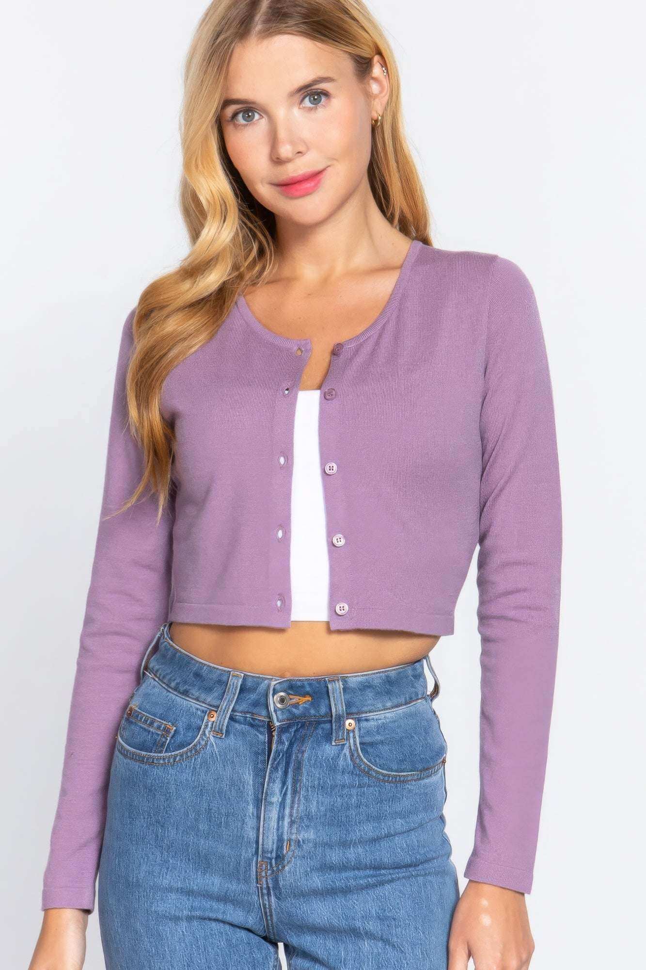 Long Slv Round Neck Viscose Sweater - The Diva Goddess