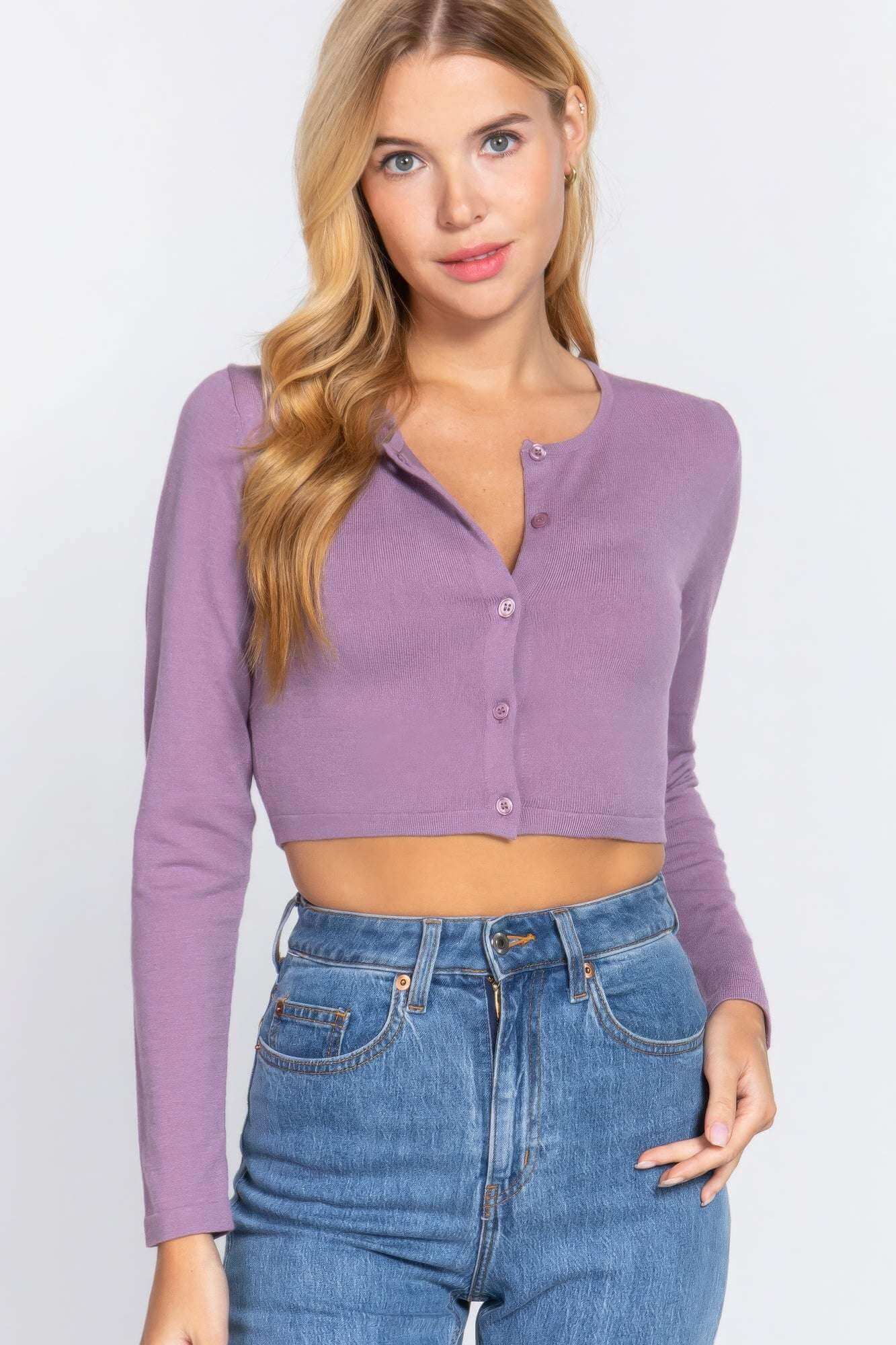 Long Slv Round Neck Viscose Sweater - The Diva Goddess