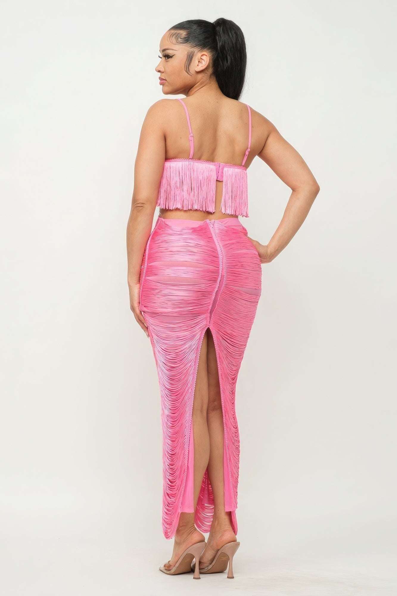 Lux Fringe Maxi Dress - The Diva Goddess