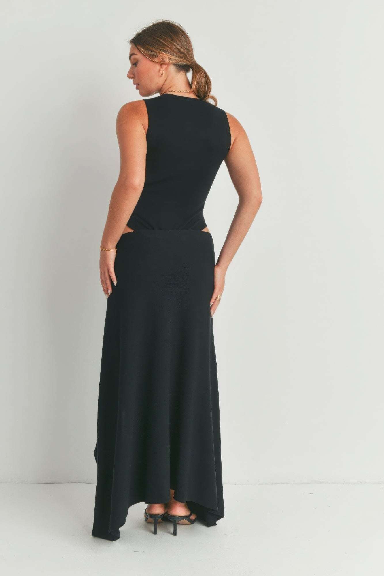 Maxi Dress With Slit - The Diva Goddess