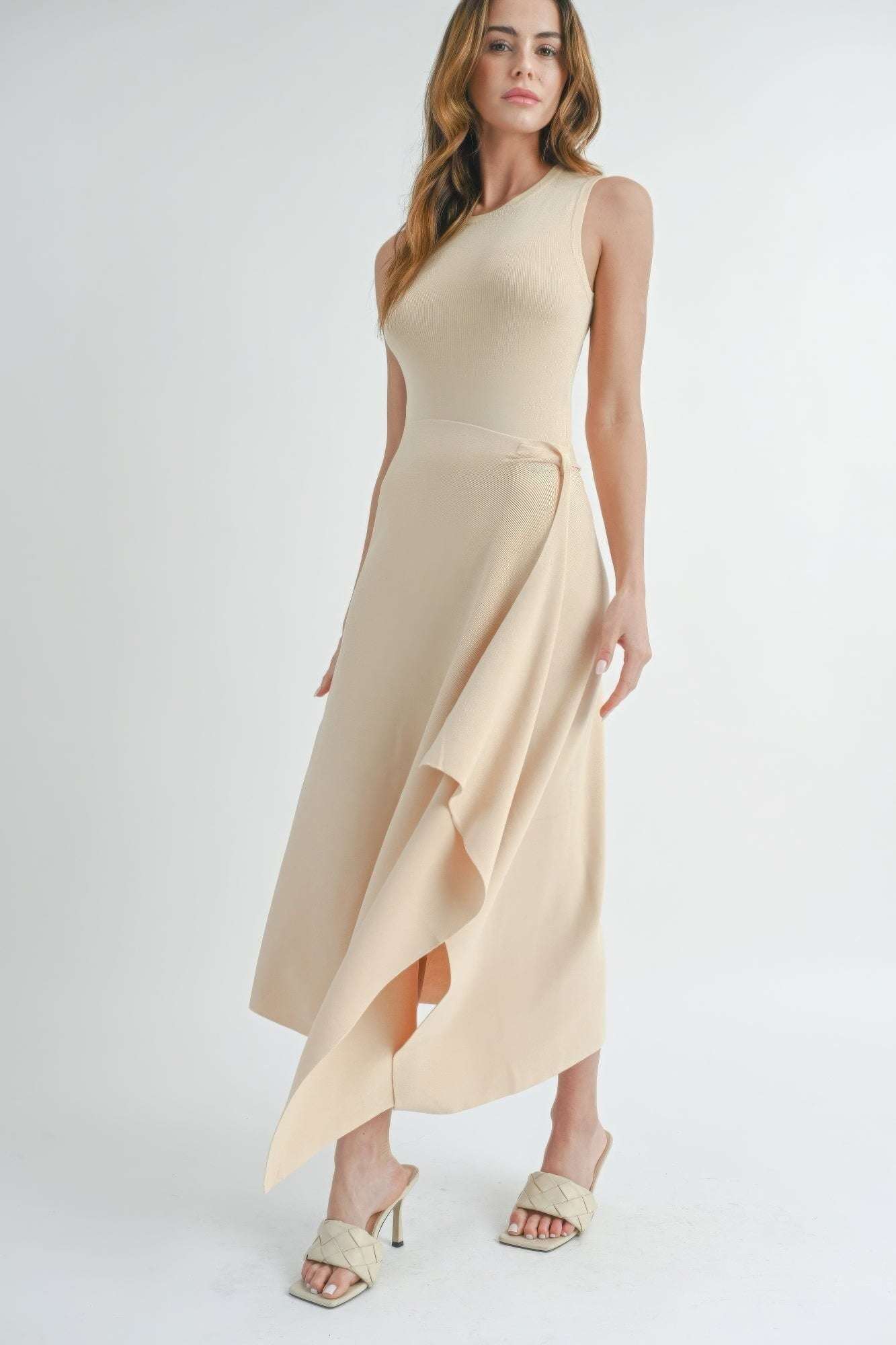 Maxi Dress With Slit - The Diva Goddess