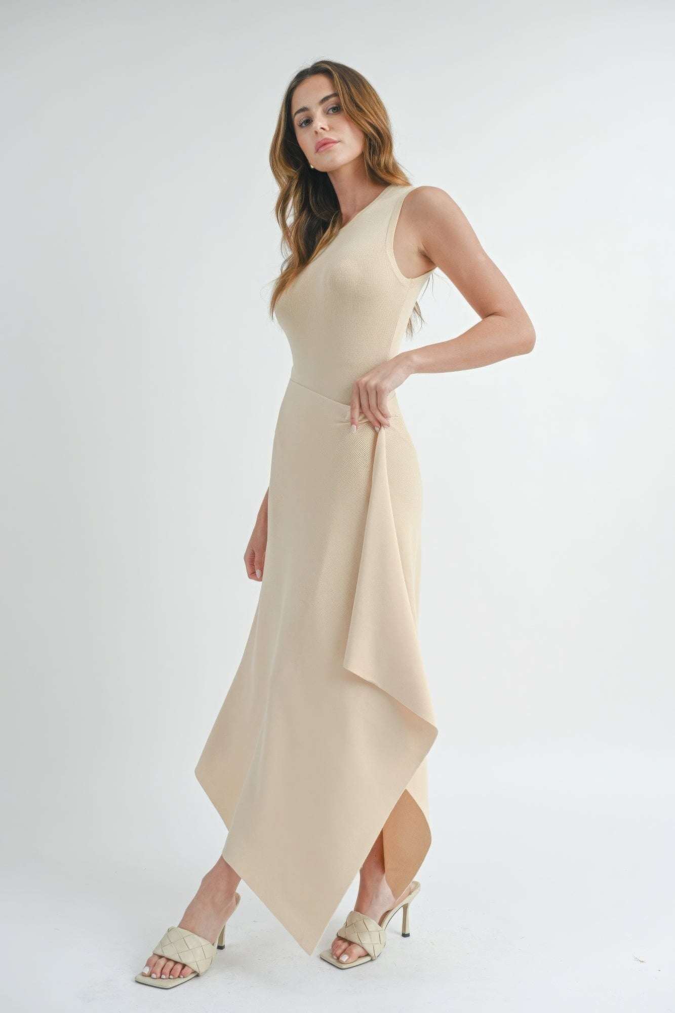 Maxi Dress With Slit - The Diva Goddess