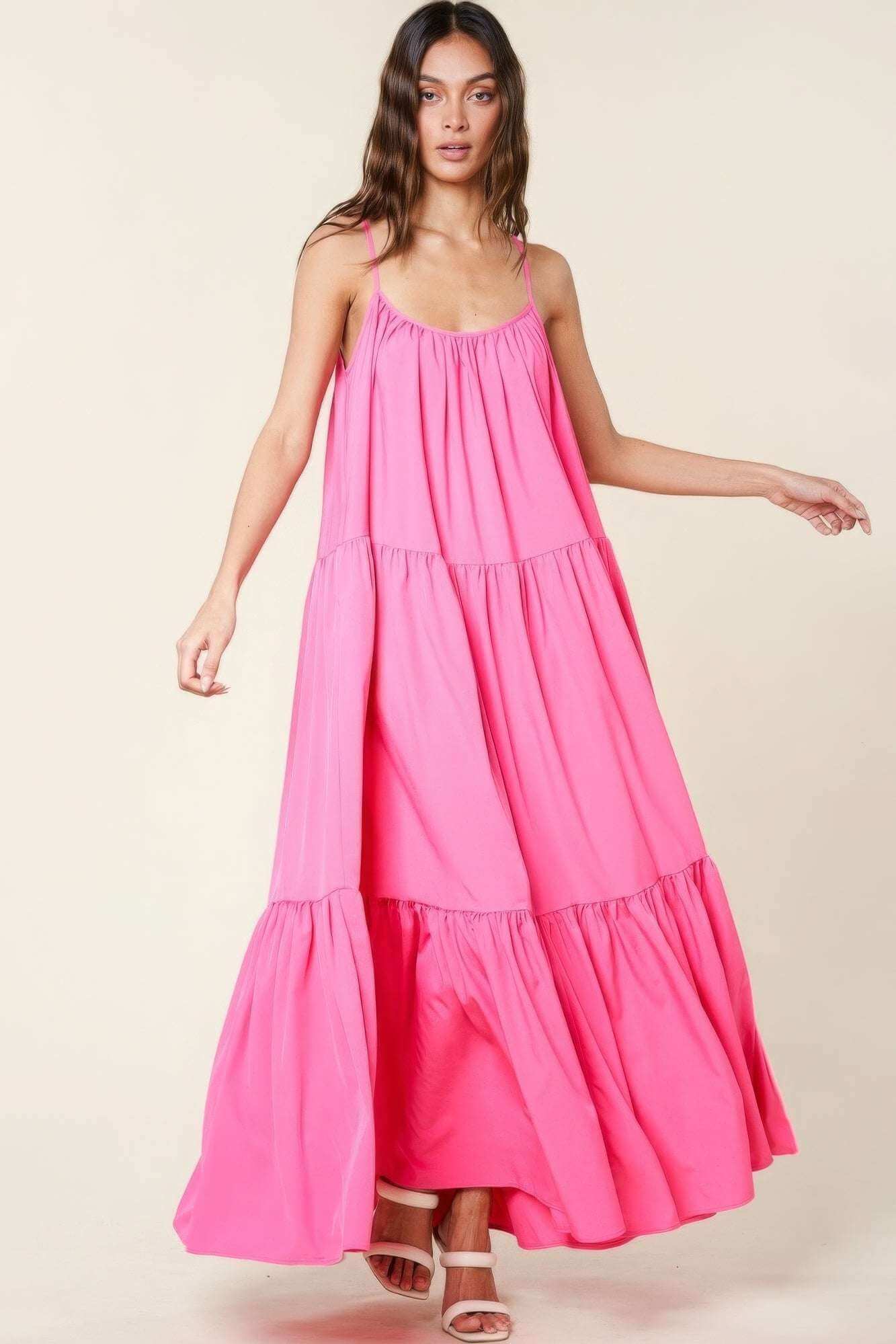 Maxi Sun Dress With Pockets - The Diva Goddess