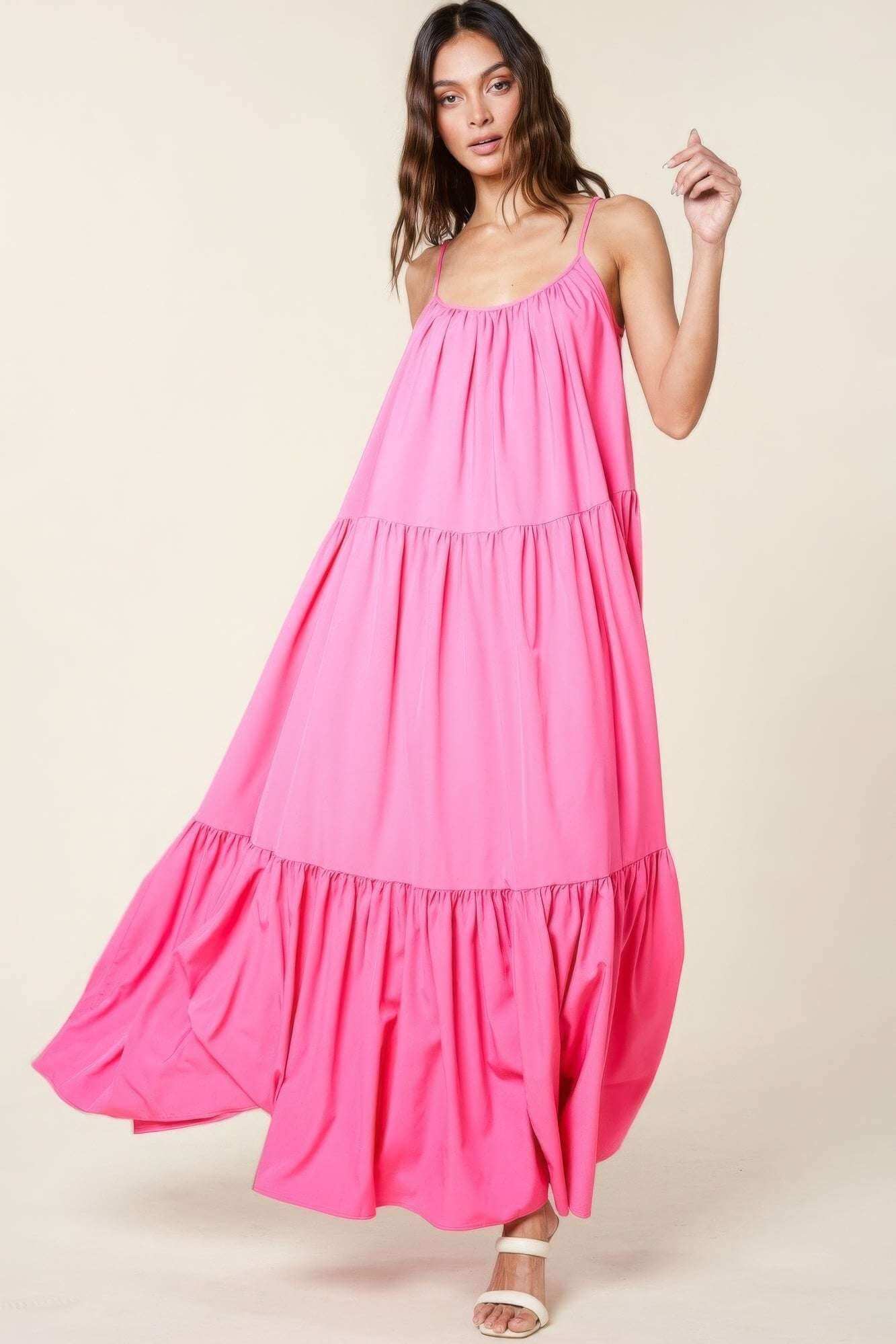 Maxi Sun Dress With Pockets - The Diva Goddess