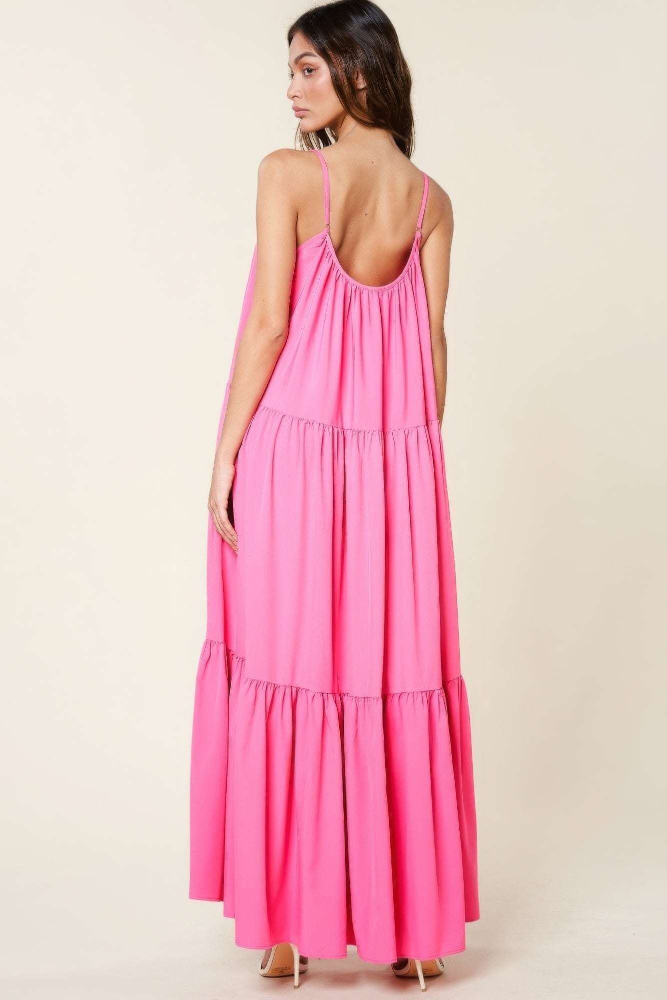 Maxi Sun Dress With Pockets - The Diva Goddess