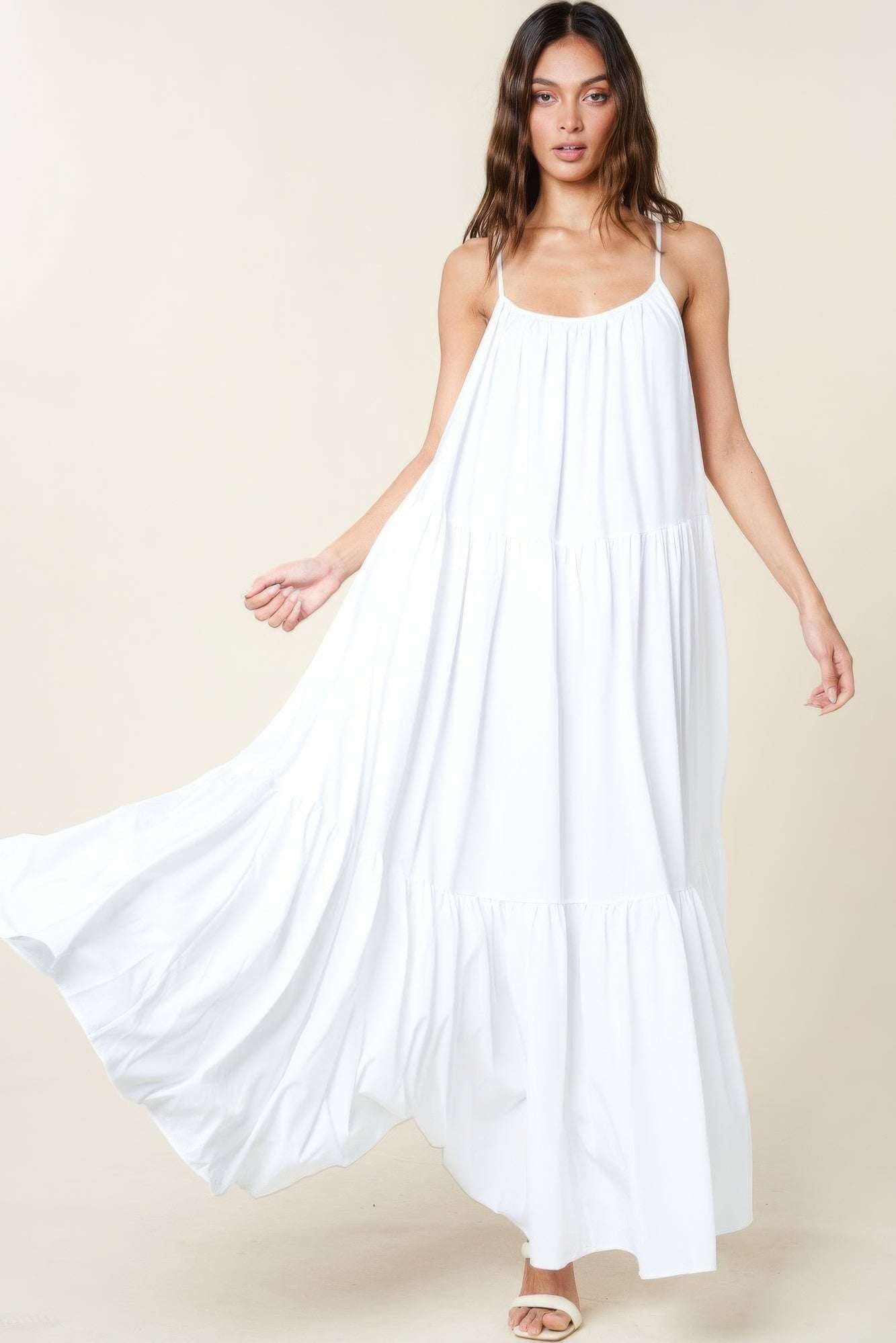 Maxi Sun Dress With Pockets - The Diva Goddess