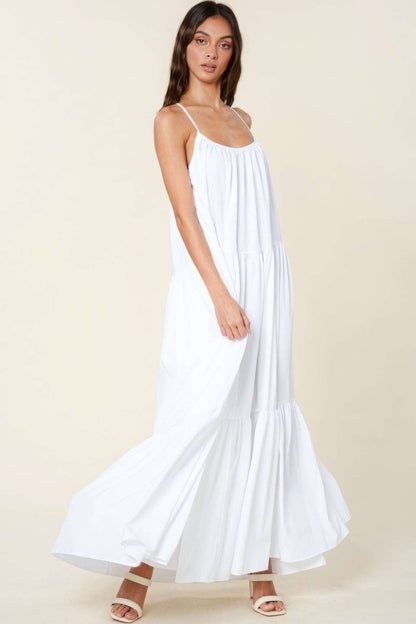 Maxi Sun Dress With Pockets - The Diva Goddess