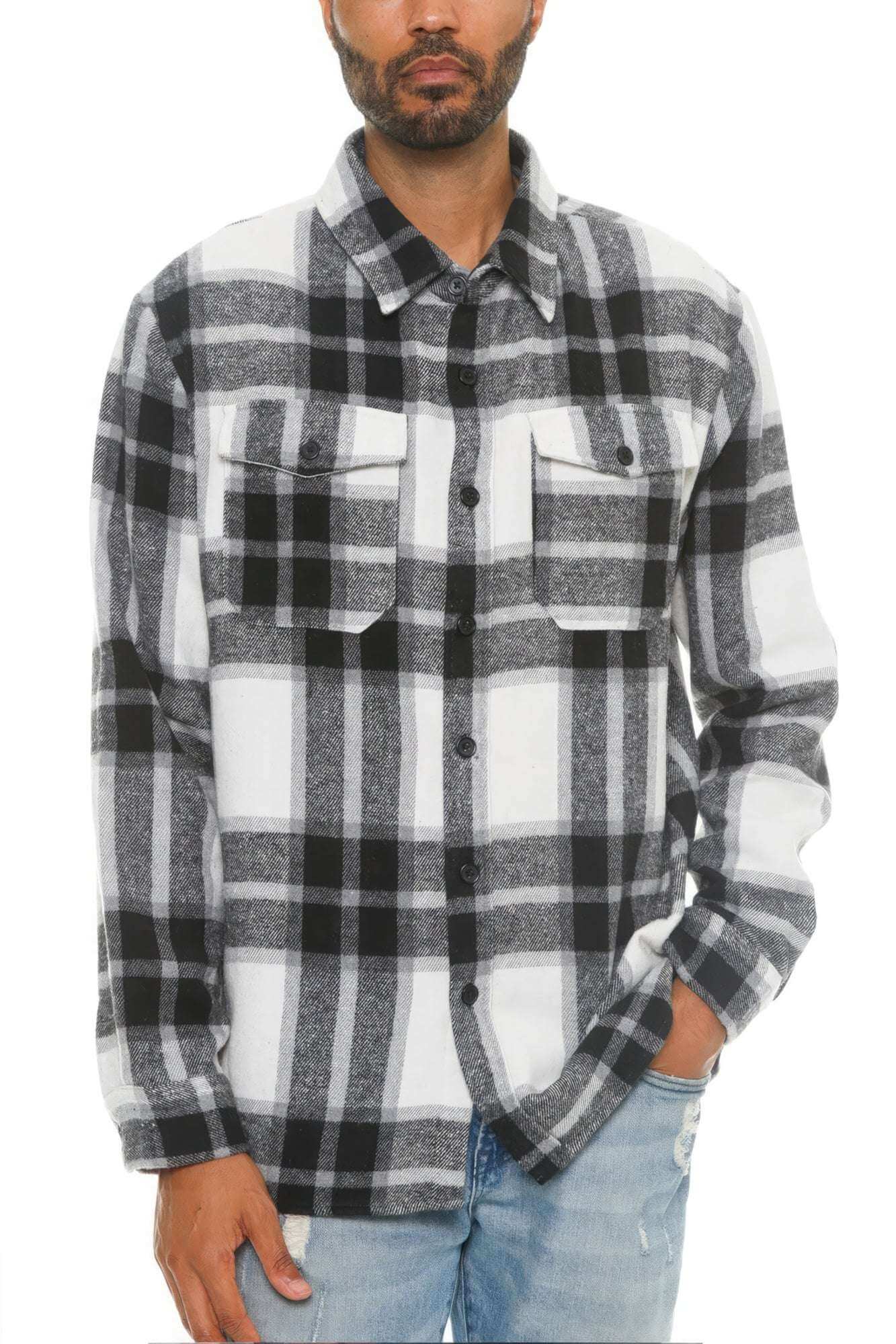 Men's Checkered Soft Flannel - The Diva Goddess