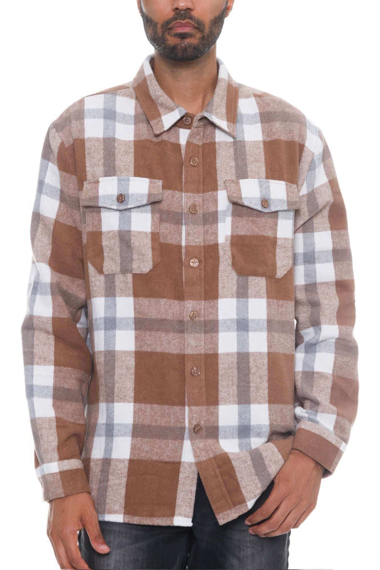 Men's Checkered Soft Flannel - The Diva Goddess