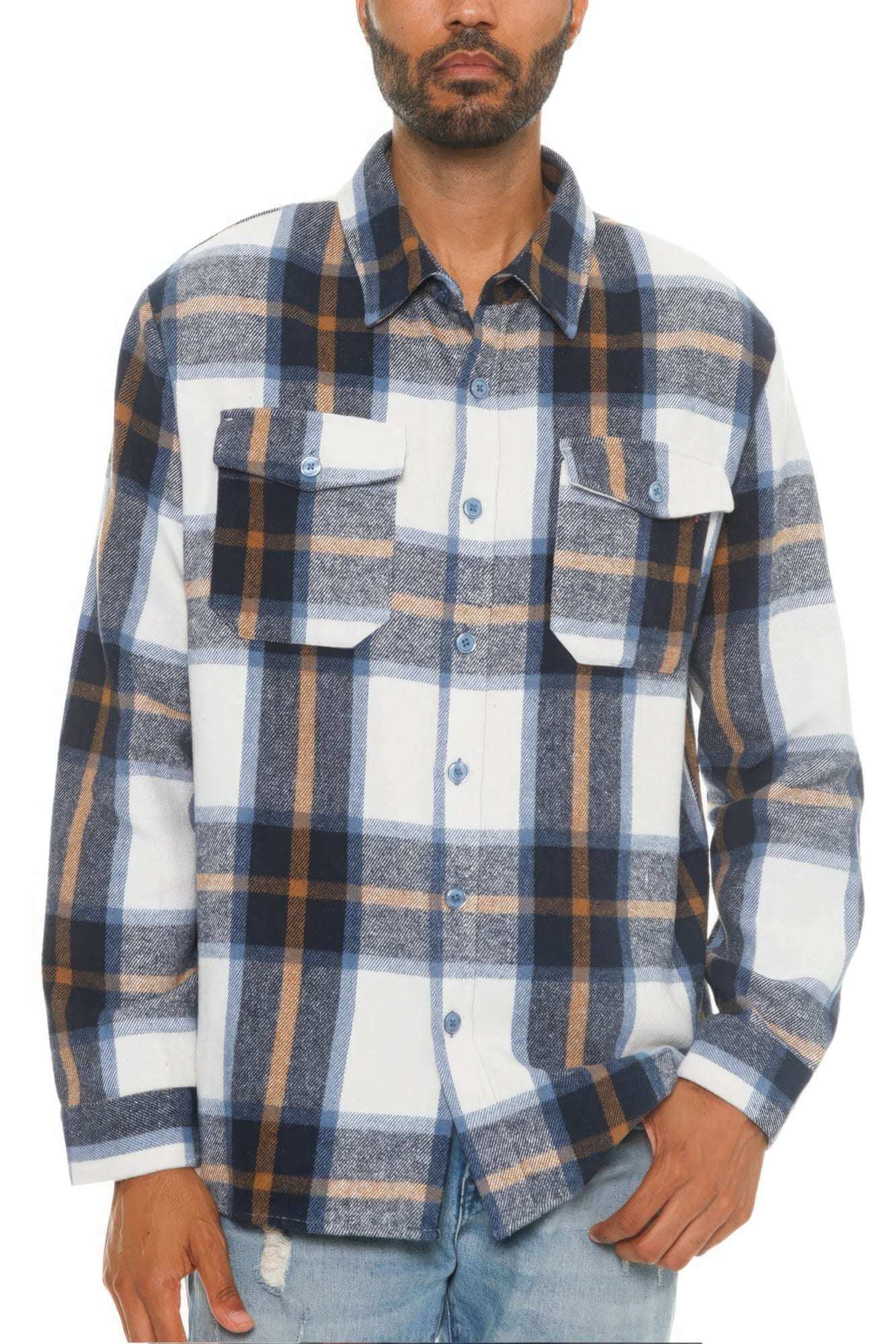 Men's Checkered Soft Flannel - The Diva Goddess