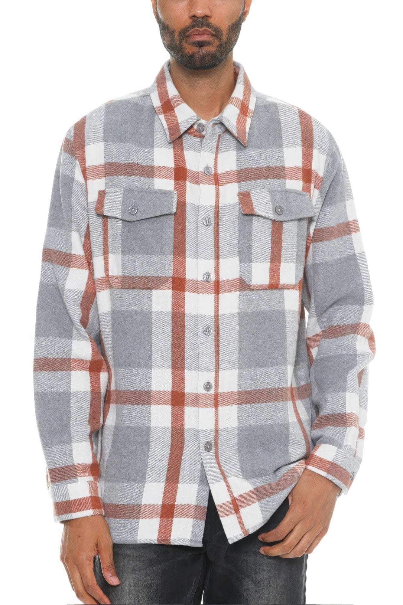 Men's Checkered Soft Flannel - The Diva Goddess