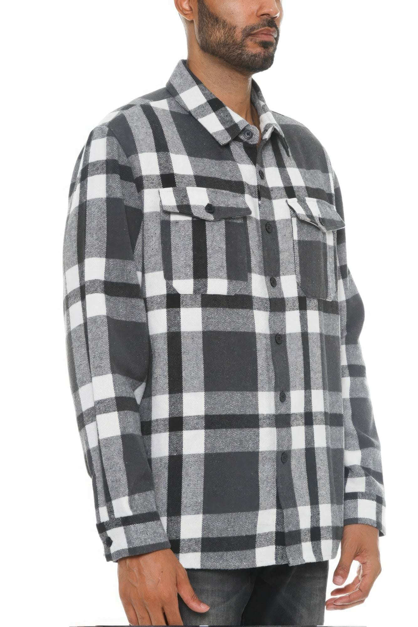 Men's Checkered Soft Flannel - The Diva Goddess