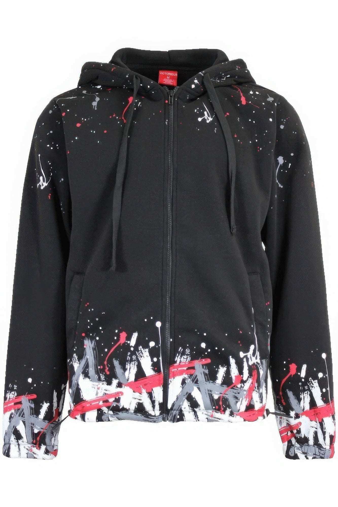 Men's Paint Splatter Fleece Set - The Diva Goddess