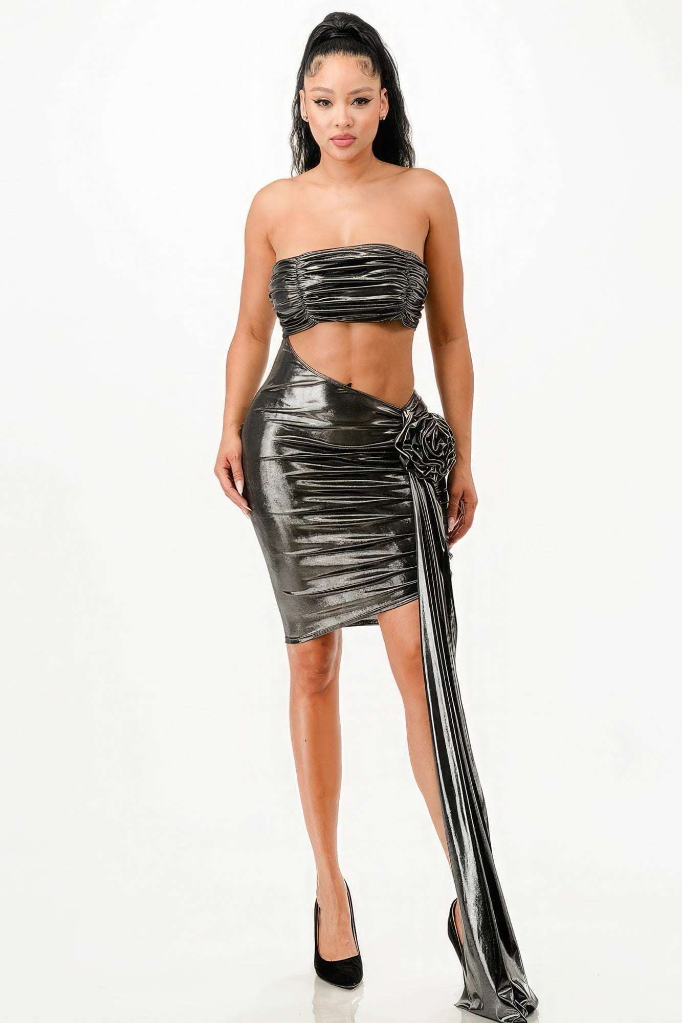 Metallic Sexy Dress - The Diva Goddess