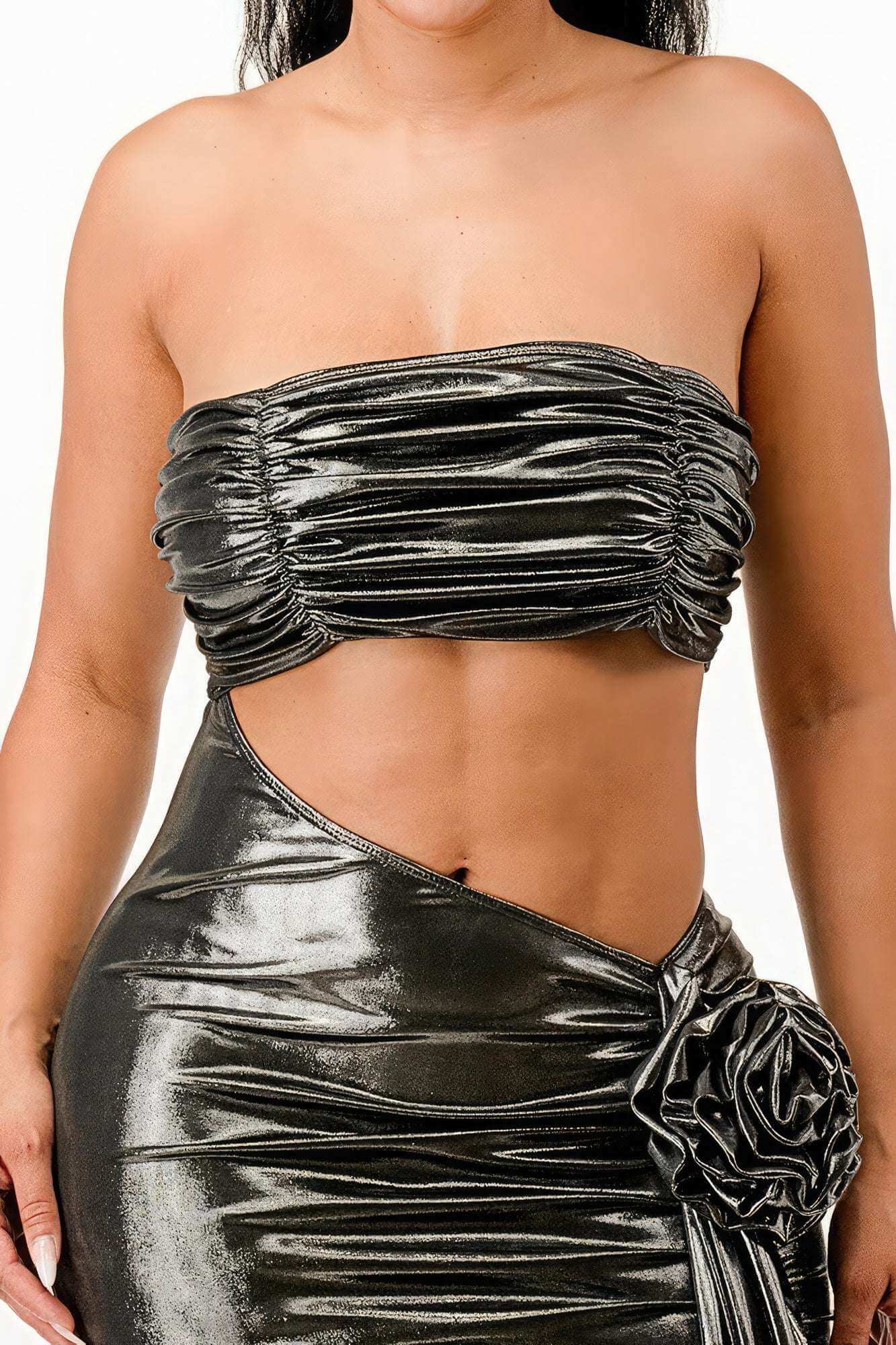 Metallic Sexy Dress - The Diva Goddess