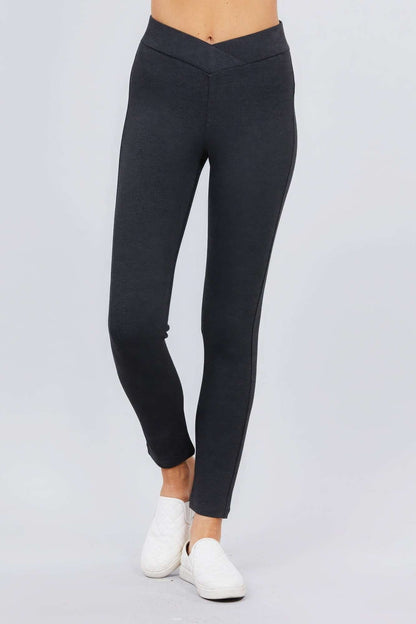 Mid-rise Ponte Pants - The Diva Goddess