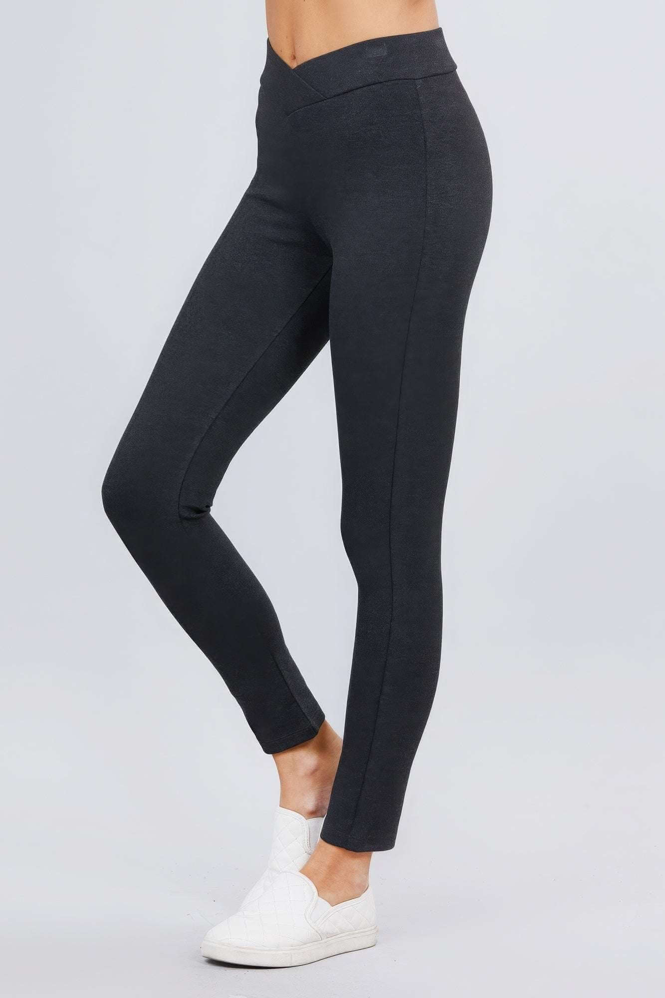 Mid-rise Ponte Pants - The Diva Goddess