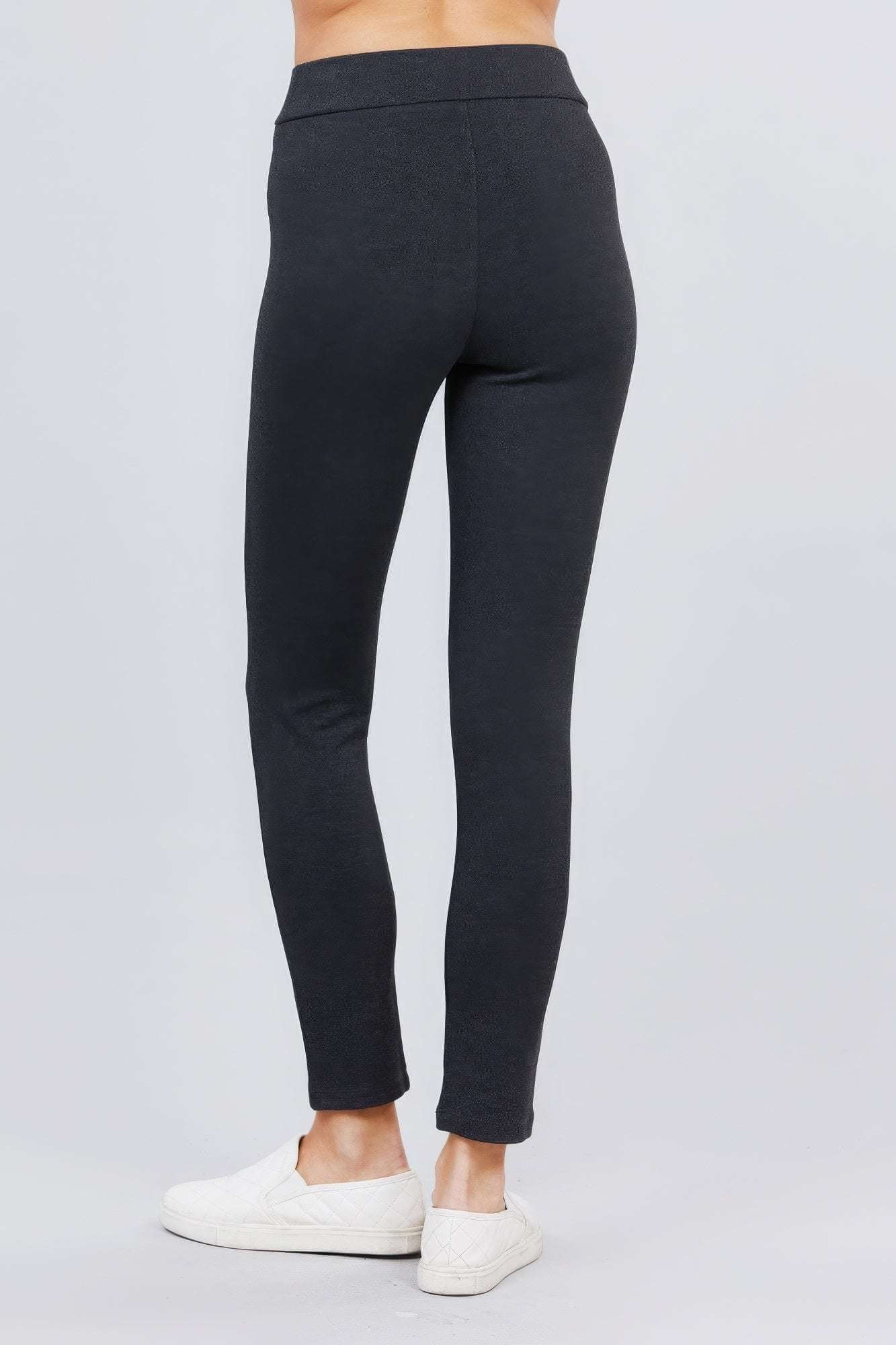 Mid-rise Ponte Pants - The Diva Goddess