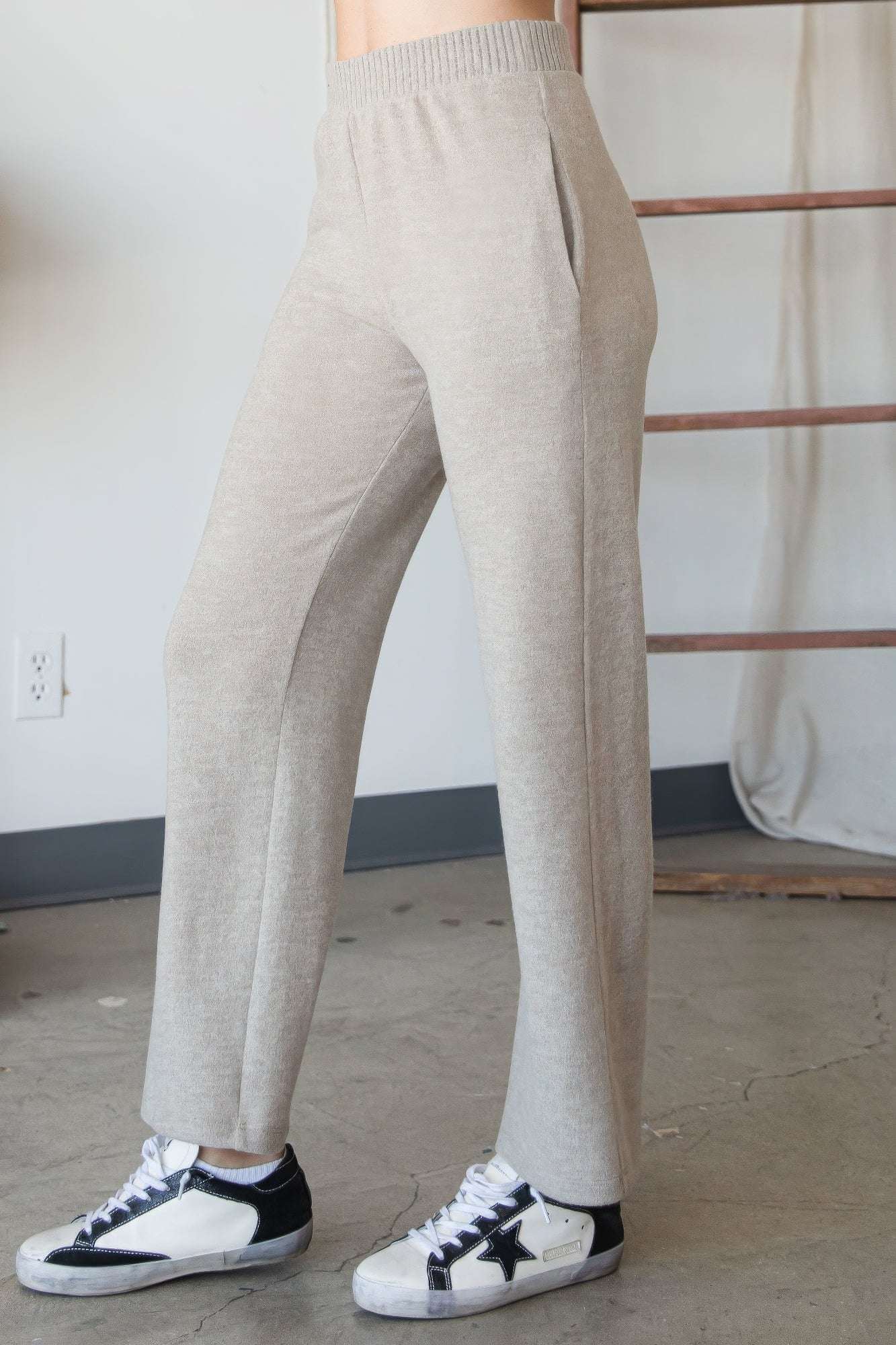 Minimal And Casual Trainer Pants - The Diva Goddess