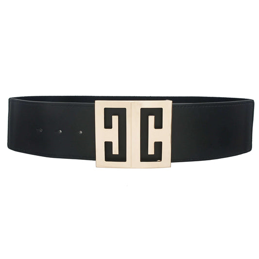 Mirror Cut Out Square Buckle Belt - The Diva Goddess