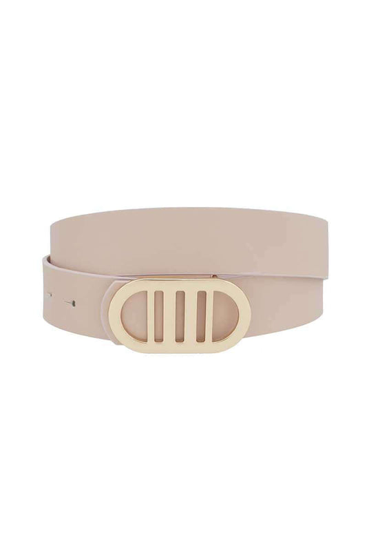 Modern Gridded Oval Standard Belt - The Diva Goddess