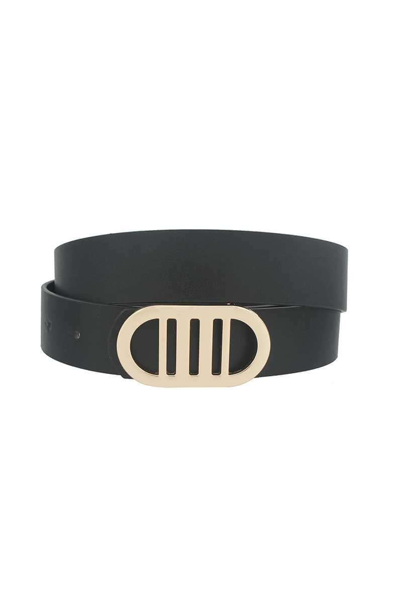 Modern Gridded Oval Standard Belt - The Diva Goddess