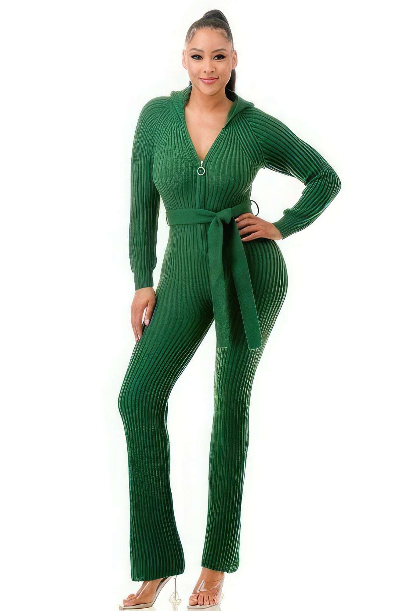 Monroe Hooded Jumpsuit - The Diva Goddess