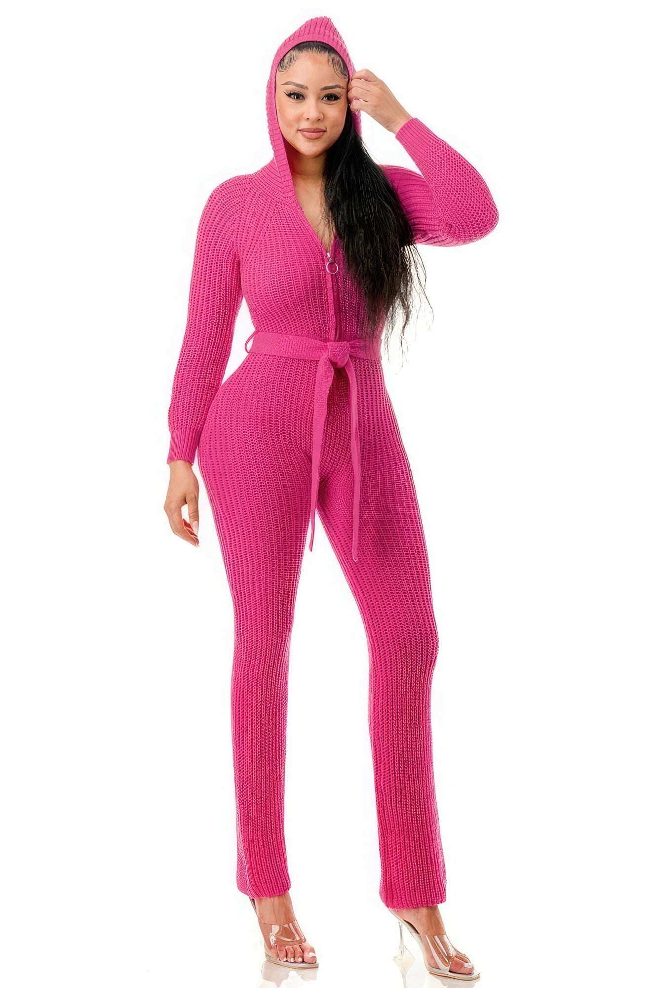 Monroe Hooded Jumpsuit - The Diva Goddess