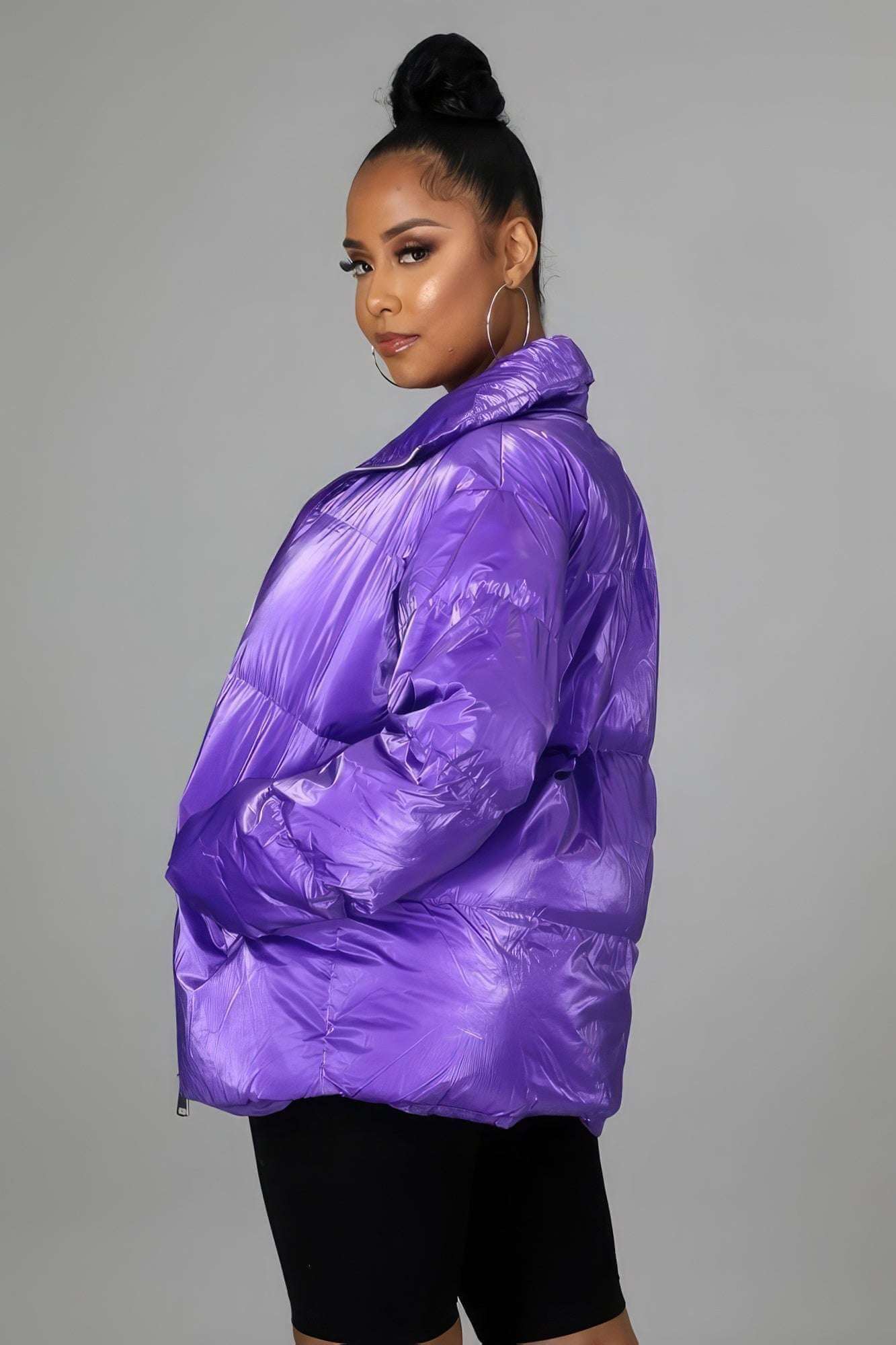 Non-stretch Bomber Jacket - The Diva Goddess