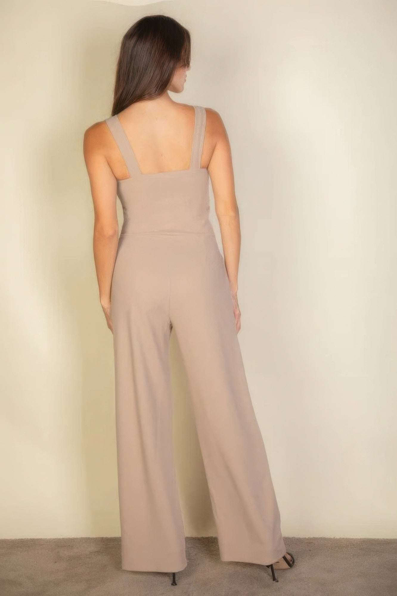 Notched neck cami jumpsuit - The Diva Goddess