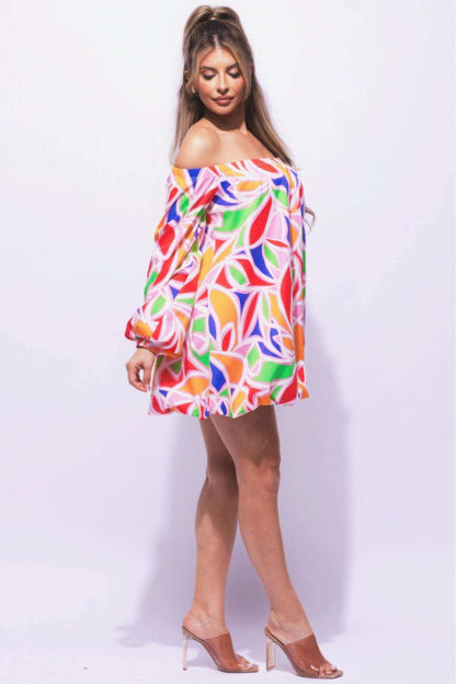 Off Shoulder Bubble Dress - The Diva Goddess