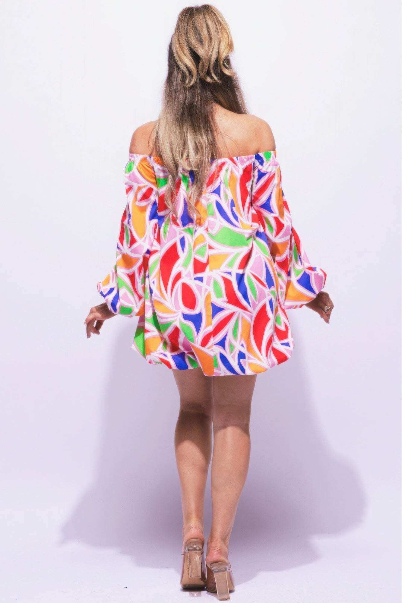 Off Shoulder Bubble Dress - The Diva Goddess