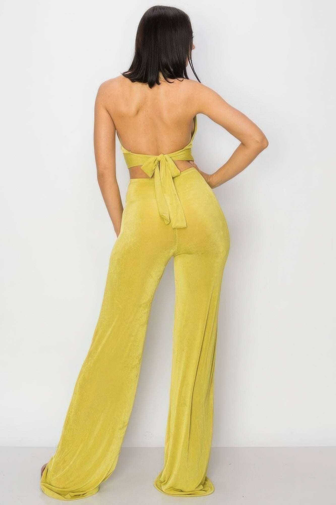 Olid Slinky Wide Legs Jumpsuit - The Diva Goddess