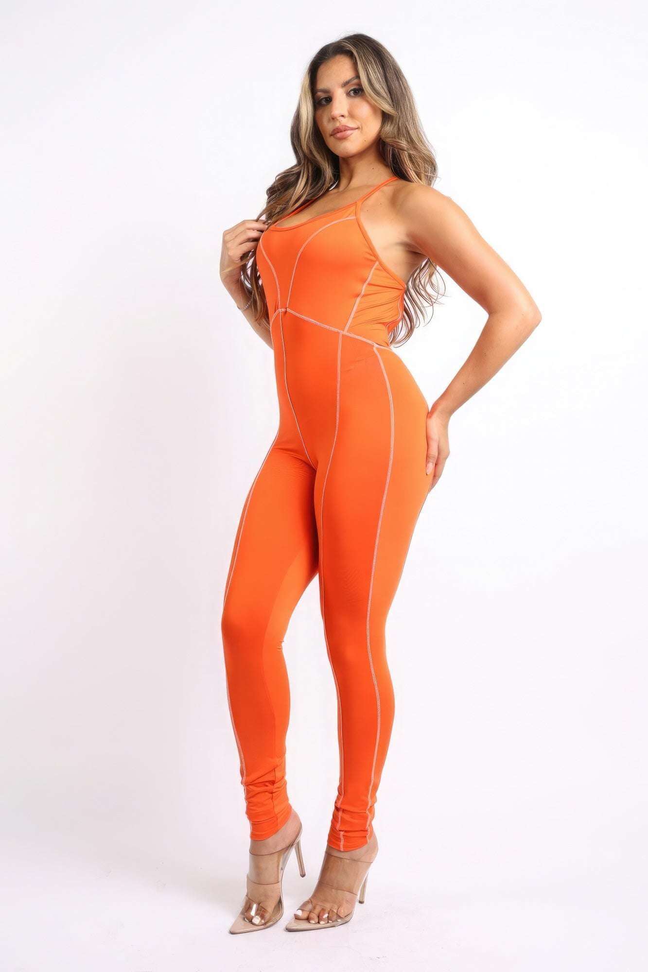 Overlock Line Jumpsuit - The Diva Goddess