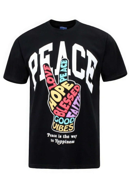 Peace Hand Sign T-shirts - The Diva Goddess