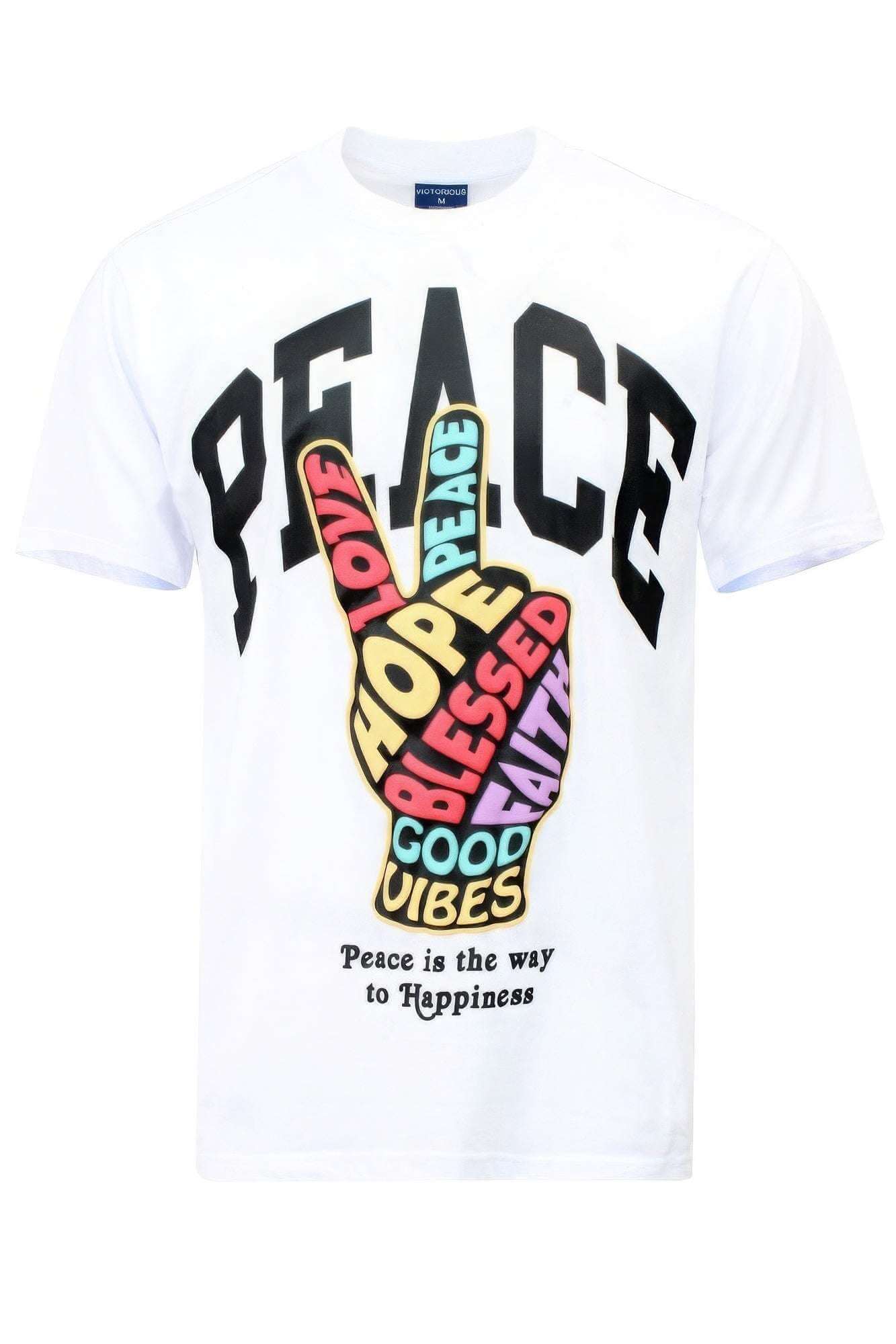 Peace Hand Sign T-shirts - The Diva Goddess