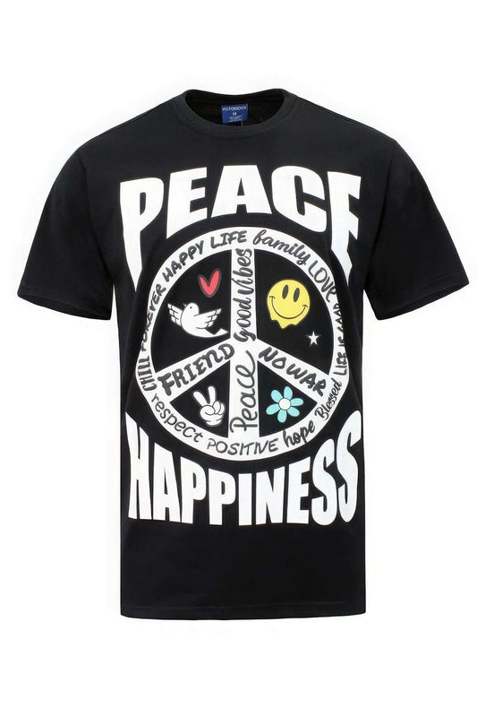 Peace Happiness T-shirts - The Diva Goddess