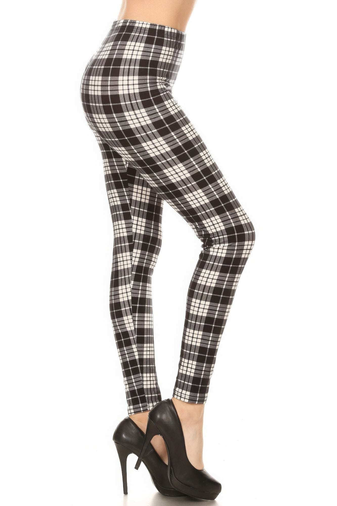 Plaid leggings - The Diva Goddess