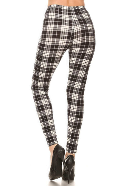 Plaid leggings - The Diva Goddess