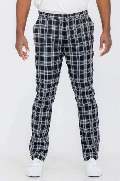 Plaid Trouser Pants - The Diva Goddess