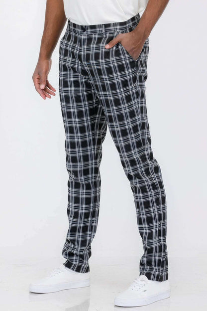 Plaid Trouser Pants - The Diva Goddess