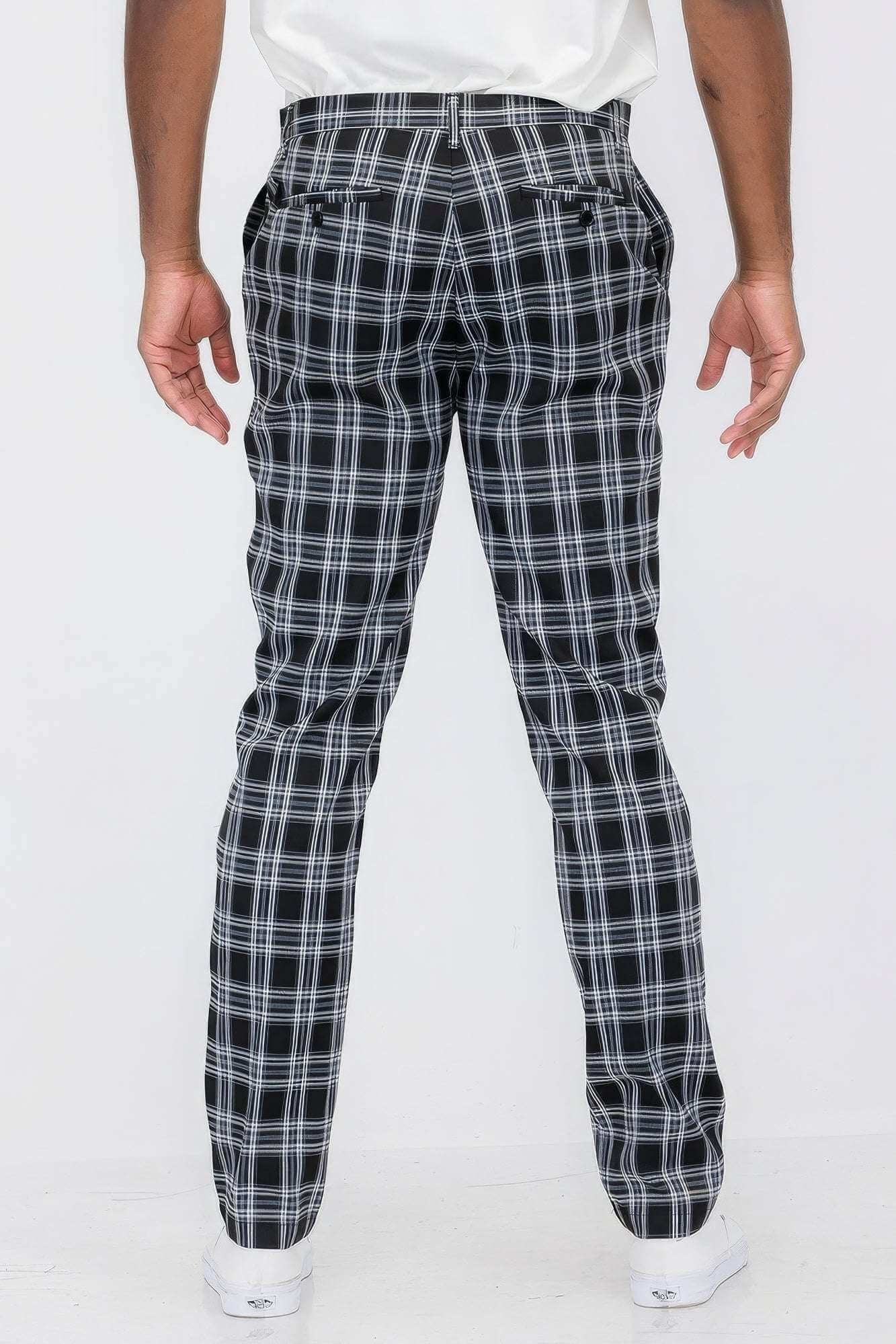 Plaid Trouser Pants - The Diva Goddess