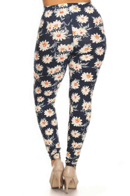 Plus Size Buttery Soft Print Leggings - The Diva Goddess