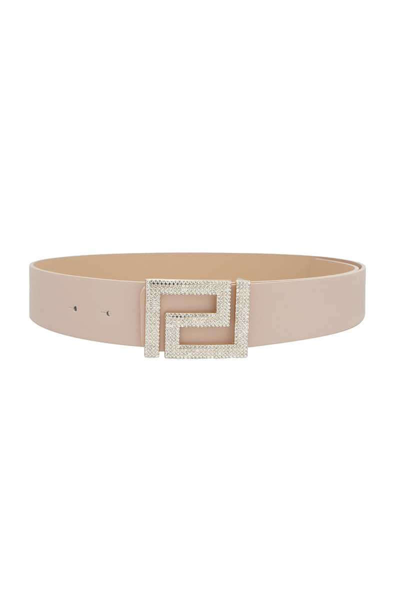 Rhinestone Pave Geo Shape Belt - The Diva Goddess