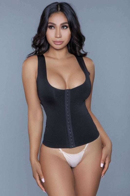 Seamless Top Body Shaper With Hook And Eye Closure. - The Diva Goddess