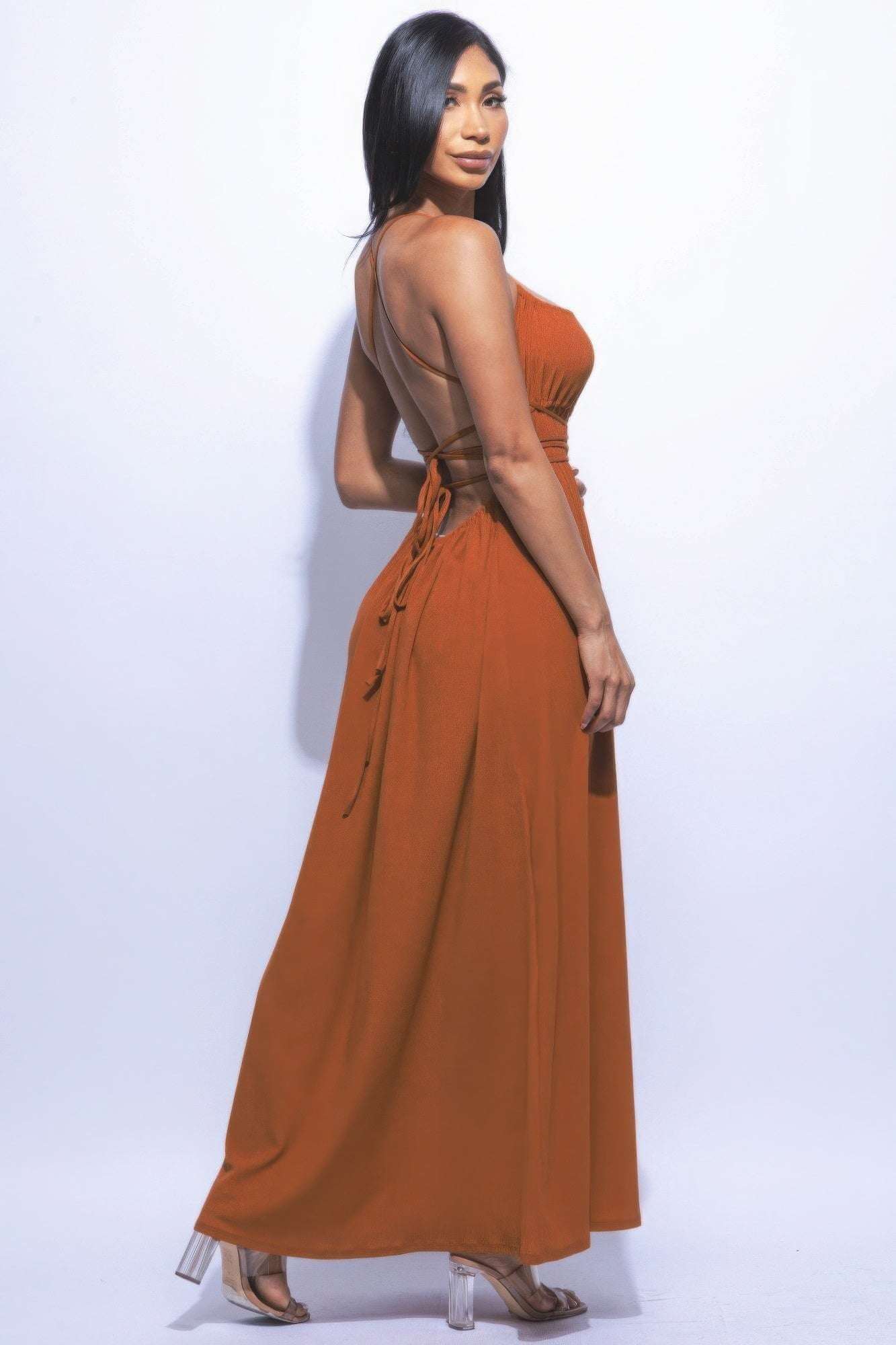 Side Slit Maxi Dress - The Diva Goddess