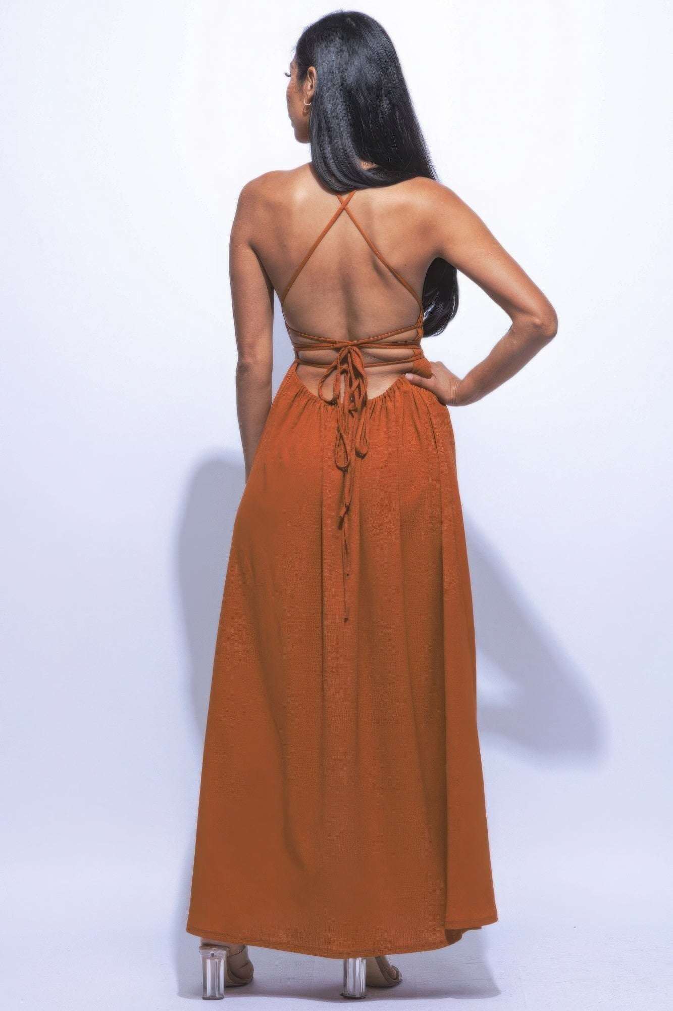 Side Slit Maxi Dress - The Diva Goddess